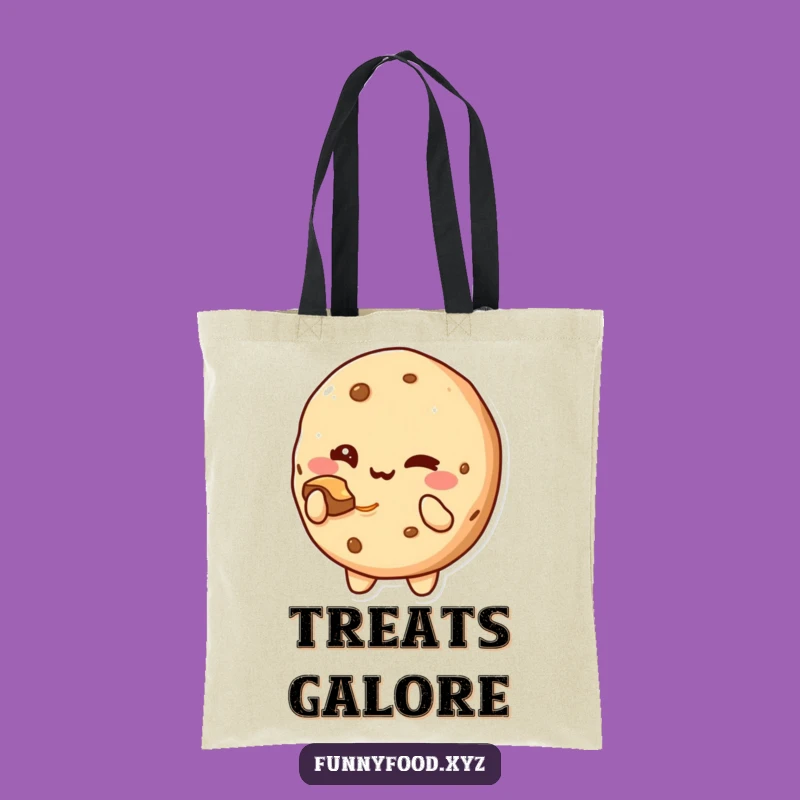 Funny Cookie Wink Tote Bag: Sweet Offer Accessory Gift